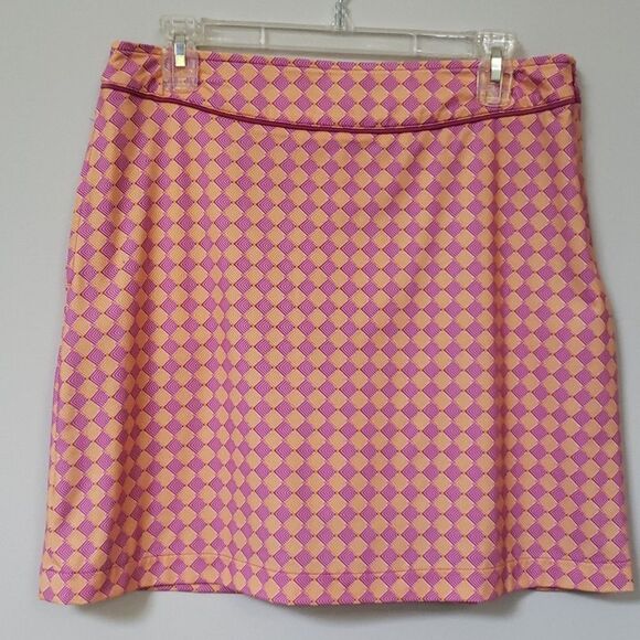 Fairway & Greene Graphic Diamond Skort Golf Pickleball Tennis sz 8